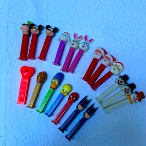 Collection of PEZ candy dispensers
